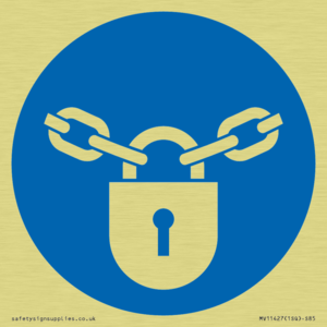 Mandatory: Keep locked